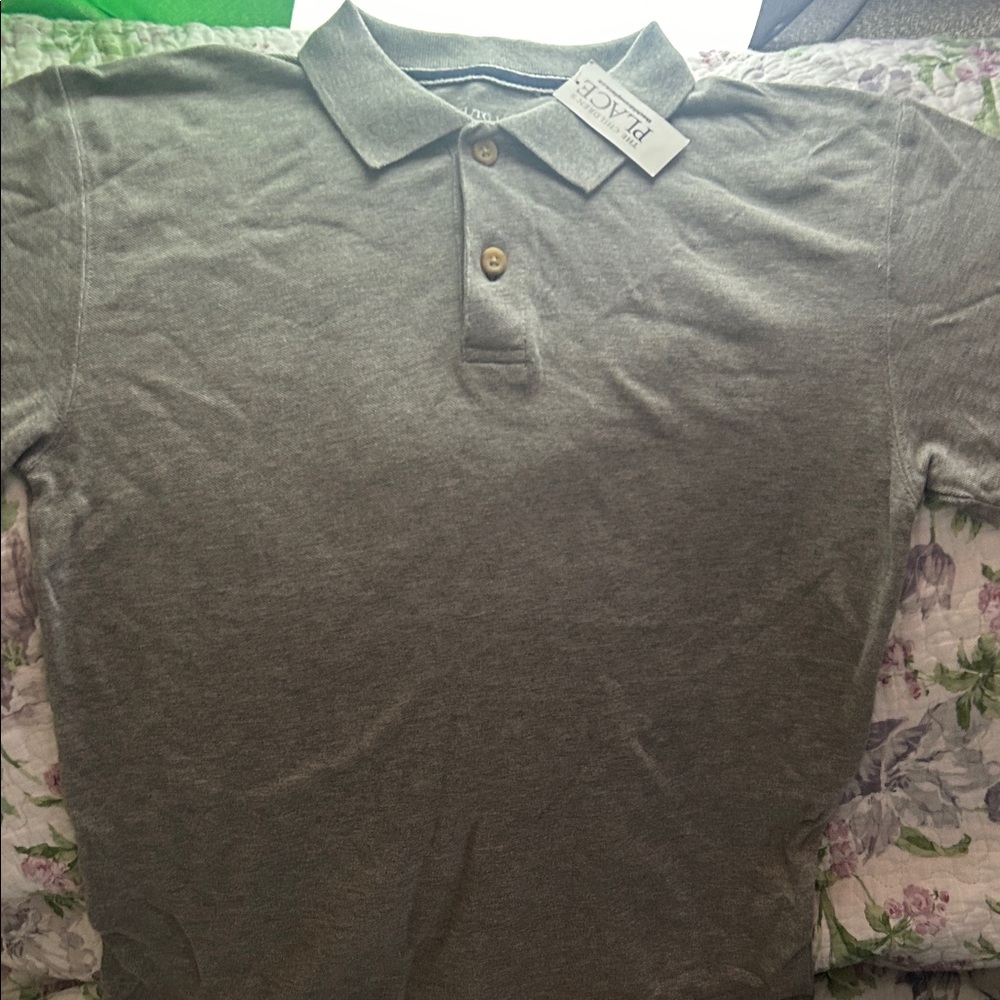 The Children's Place Gray Polo Shirt